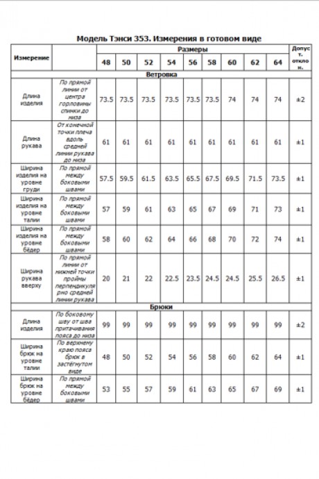 Распродажа Тэнси 353 тройка #2