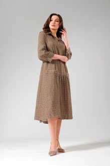 Платье Распродажа ERIKA STYLE 1621 -1 коричневый