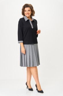 Юбочный костюм Распродажа Svetlana-Style 2134 черный, клетка