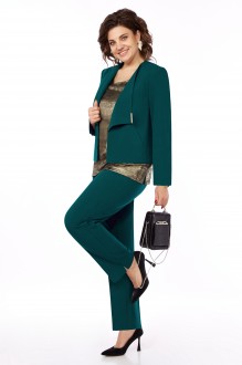 Костюм/комплект Bagira 1003 тройка зеленый, золото