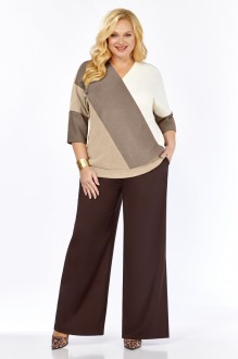 Костюм/комплект Bagira 1079 двойка коричневый, бежевый #1