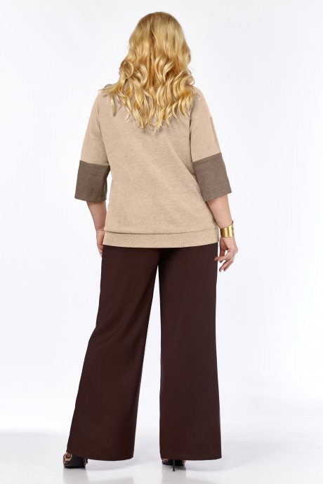 Костюм/комплект Bagira 1079 двойка коричневый, бежевый размер 56-60 #2