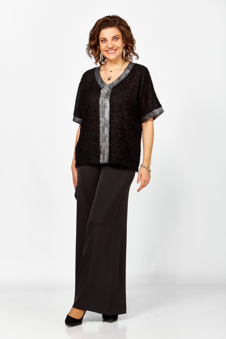 Костюм/комплект Bagira 1057 двойка черный, серебро размер 50-54 #2