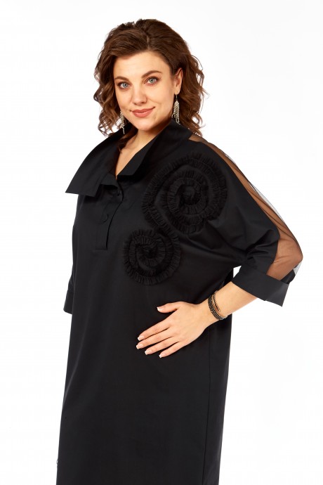 Платье Bagira 1082 черный размер 50-54 #8