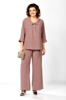 Брючный костюм Bagira 1105  двойка какао