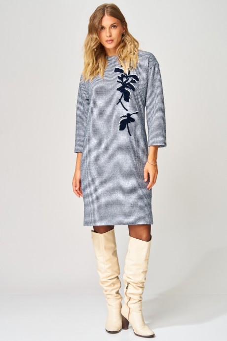 Платье Laikony L-183 сине-белый размер 44-52 #3