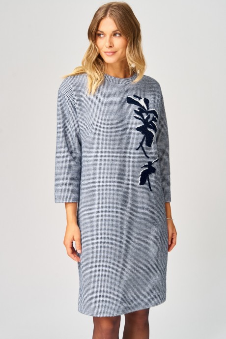 Платье Laikony L-183 сине-белый размер 44-52 #5