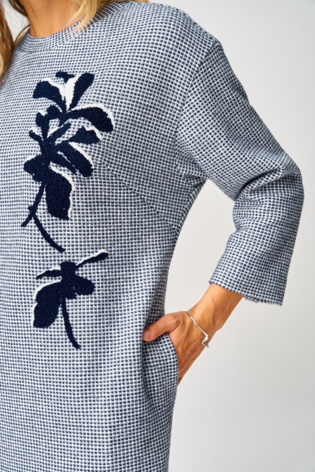 Платье Laikony L-183 сине-белый размер 44-52 #6