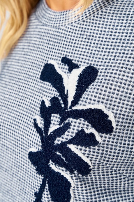 Платье Laikony L-183 сине-белый размер 44-52 #7