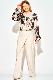 Брюки Laikony L-024 топленое молоко