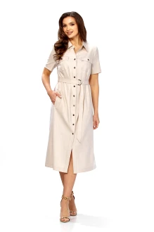 Платье Тэнси 413 бежевое