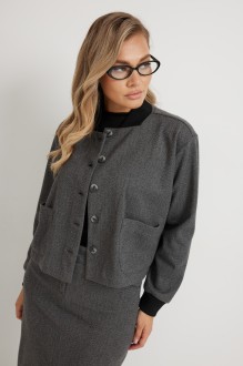 Жакет (пиджак) Mirolia 1273 серая ёлочка #1