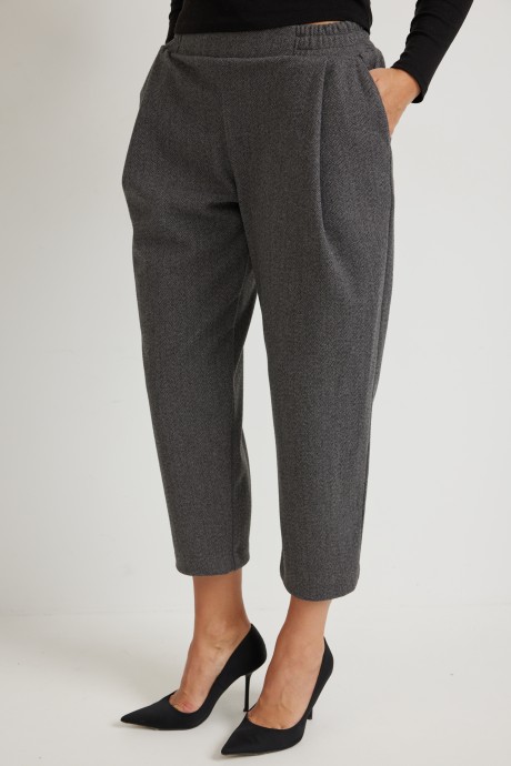 Брюки Mirolia 1275 серая ёлочка размер 46-54 #2
