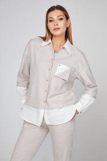 Блузка Bazalini 5007 бежевый