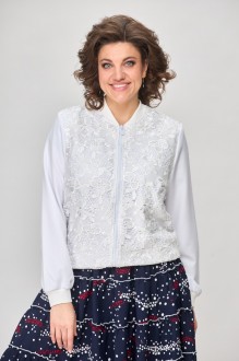 Бомбер SolomeaLux 946К белый