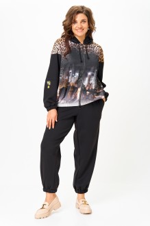 Спортивный костюм SolomeaLux 946/449 двойка черный #1