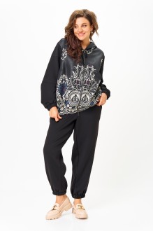 Спортивный костюм SolomeaLux 946/449А двойка черный #1