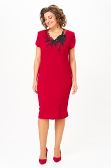 Платье SolomeaLux 973В алый