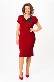 Вечернее платье SolomeaLux 973Е вишневый светлый