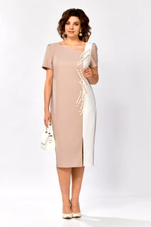Платье Azzara 10038 К бежевый