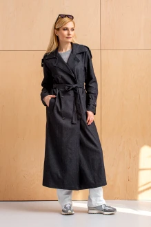 Тренч Azzara 3131 С темно-серый