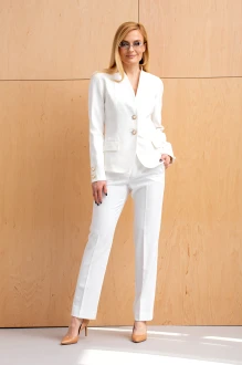 Брючный костюм Azzara 10052 Б двойка белый