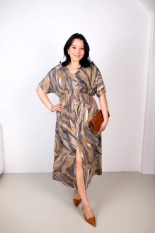 Платье Купалинка 32701G коричневый