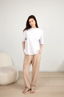 Брюки и леггинсы Купалинка 629618 бежевые