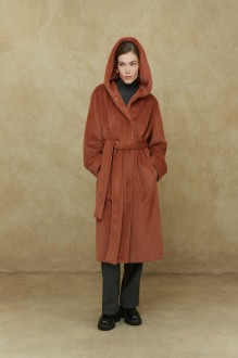 Пальто Elema 1-192 терракот #1