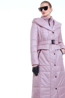 Пальто Elema 5-1645 дымчатая роза