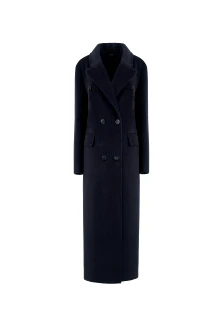 Пальто Elema 1-1836 синее