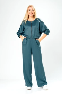 Брючный костюм AXXA 4705 темная бирюза