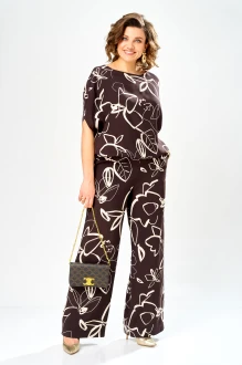 Брючный костюм AXXA 4710 шоколад