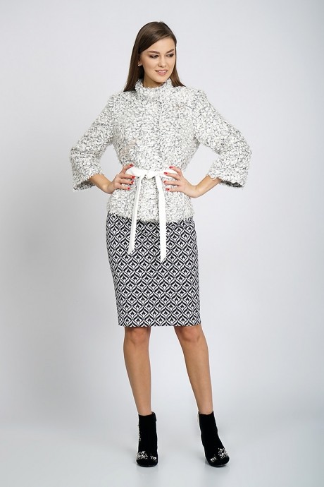 ALANI COLLECTION 407 серый верх+крупный ромб #2