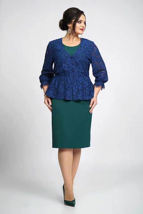 ALANI COLLECTION 827 изумруд+василек #1