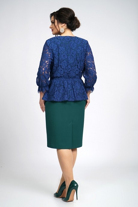 ALANI COLLECTION 827 изумруд+василек #3