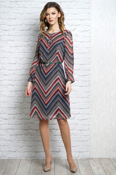 Костюм/комплект ALANI COLLECTION 1099 красный зигзаг размер 46-50 #3