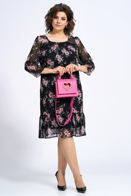 Платье ALANI COLLECTION 2148 розы размер 52-60 #1
