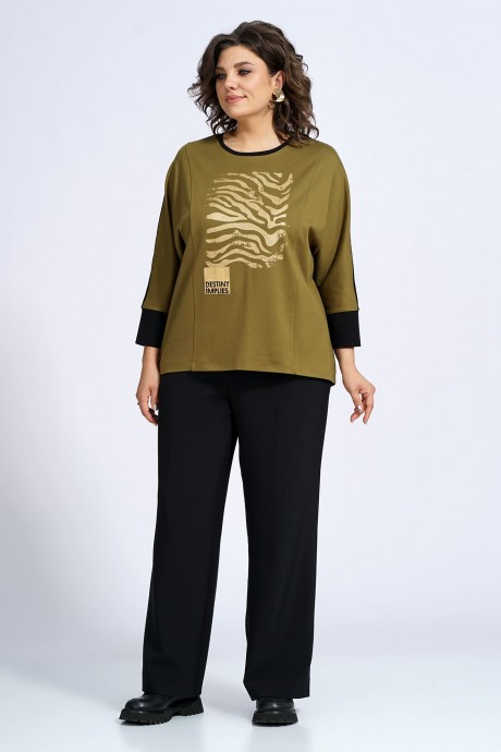Костюм/комплект ALANI COLLECTION 2168 черный, зеленый размер 54-58 #2