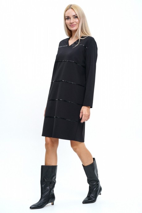 Платье ALANI COLLECTION 2241 черный размер 46-60 #3