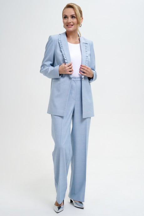 Костюм/комплект ALANI COLLECTION 2273 тройка голубой размер 44-50 #2