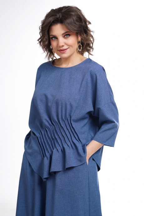 Костюм/комплект ALANI COLLECTION 2311 двойка синий размер 52-60 #6