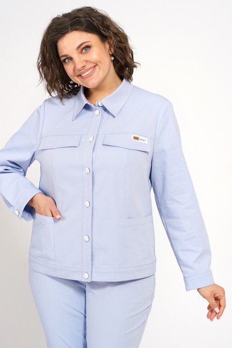 Костюм/комплект ALANI COLLECTION 2338 двойка голубой размер 52-56 #3