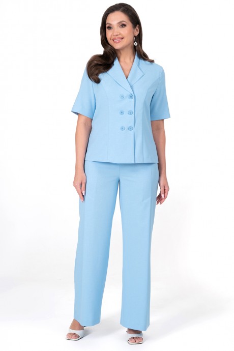 Костюм/комплект ALANI COLLECTION 2334 двойка голубой размер 48-56 #3