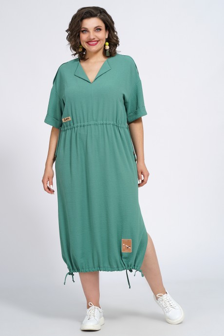 Платье ALANI COLLECTION 2341 бирюза размер 56-64 #2