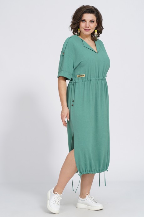 Платье ALANI COLLECTION 2341 бирюза размер 56-64 #3