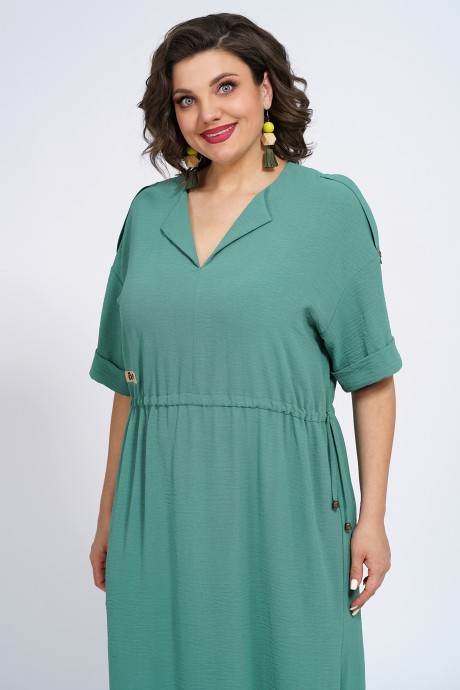 Платье ALANI COLLECTION 2341 бирюза размер 56-64 #5