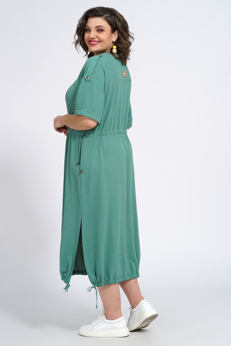 Платье ALANI COLLECTION 2341 бирюза размер 56-64 #7