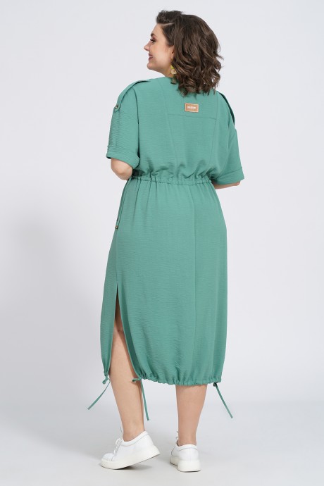Платье ALANI COLLECTION 2341 бирюза размер 56-64 #9