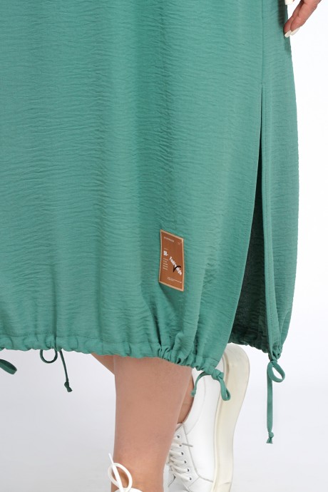 Платье ALANI COLLECTION 2341 бирюза размер 56-64 #10